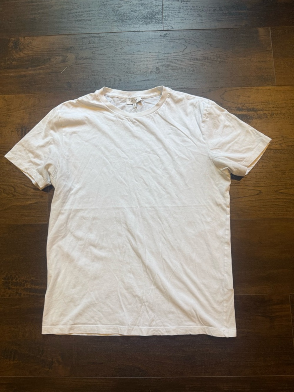 Reiss White Short Sleeve Crewneck T-Shirt